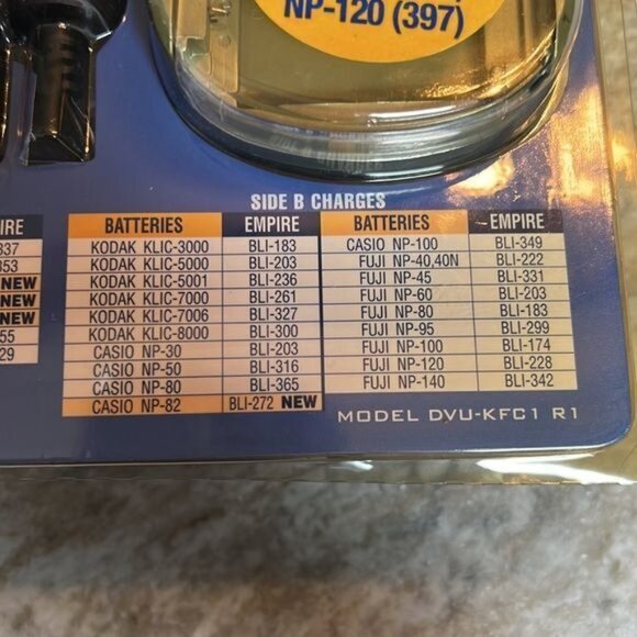 Empire All-in-one Kodak & Fuji & Casio Replacement Digital/Video Charger NEW - Picture 5 of 7